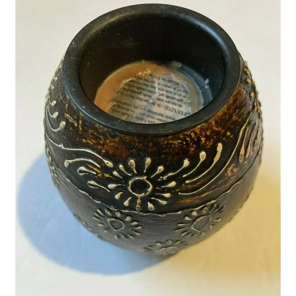 Wooden Tea Light Candle Holder Bohemain‎